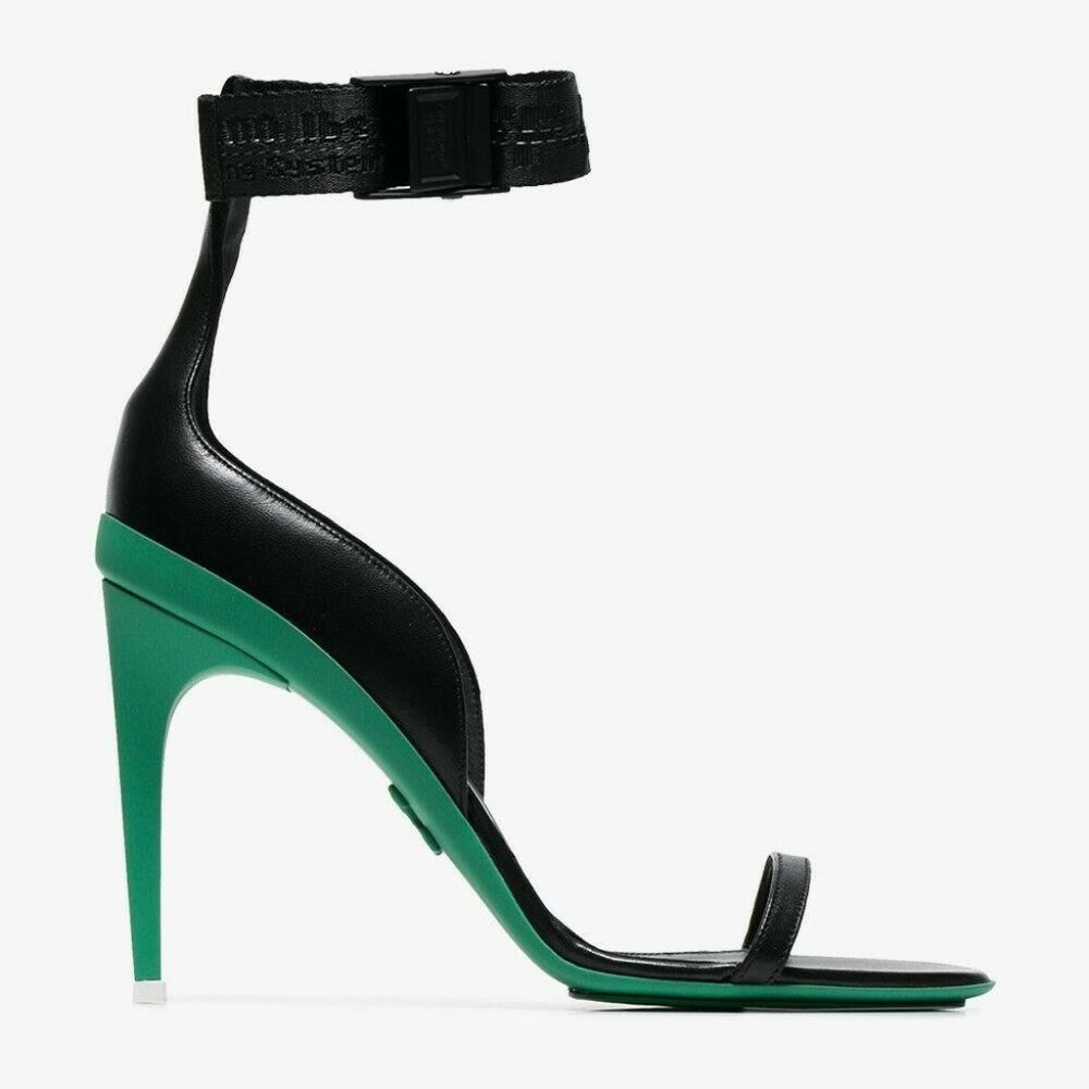 NWT OFF-WHITE Industrial Leather Heel buckle